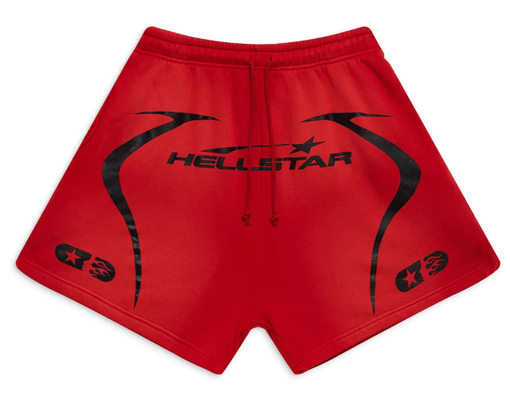 Hellstar Studios Warm Up Sweatshorts Red