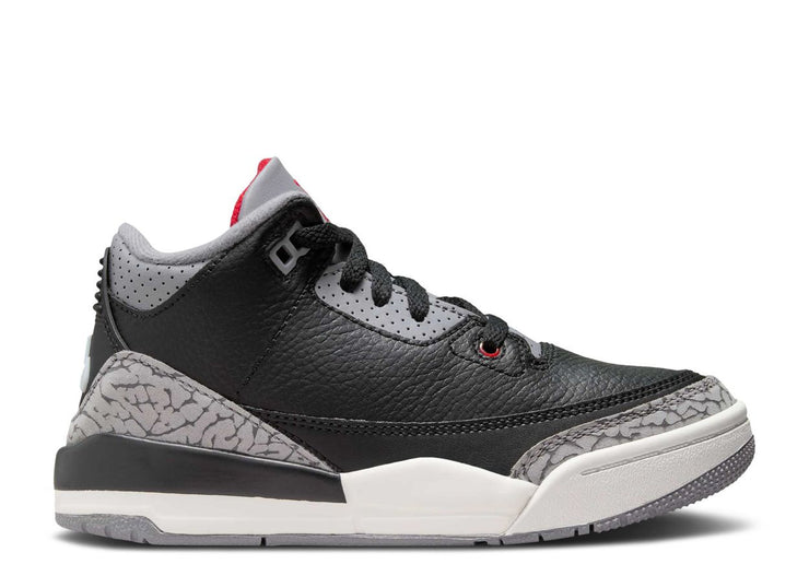 Pre-School Air Jordan 3 Retro "Black Cement 2024"