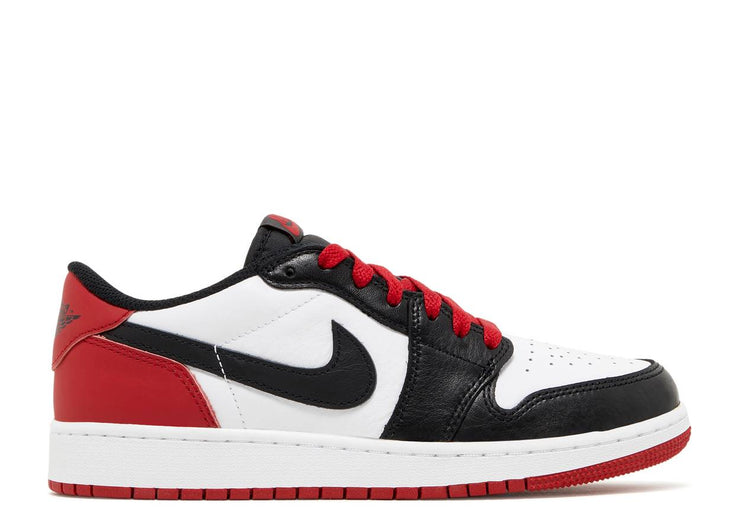 Kids Air Jordan 1 Retro Low "Black Toe"