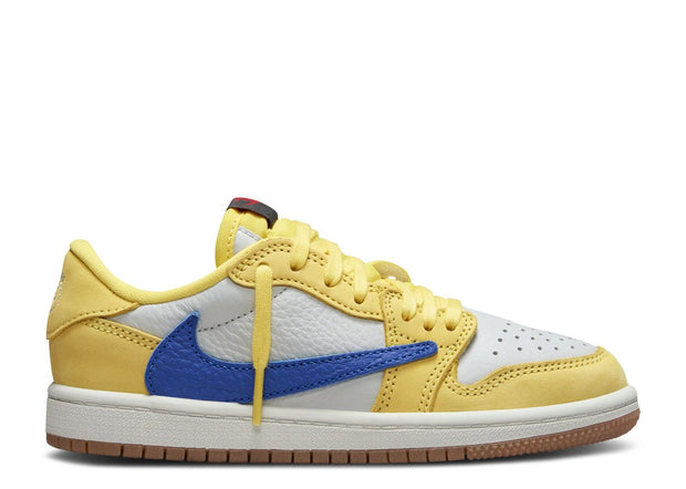 Pre-School Air Jordan 1 Retro Low OG SP "Travis Scott Canary"