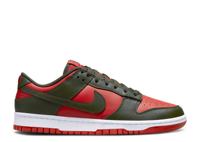 Mens Nike Dunk Low "Mystic Red"