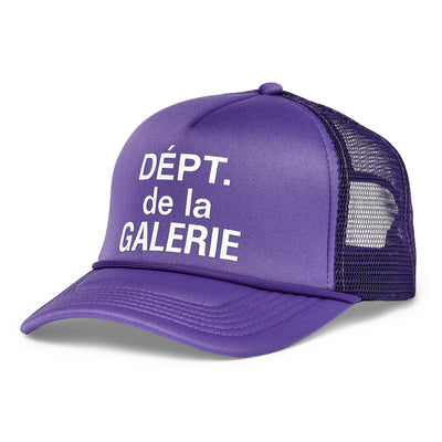 Gallery Department French Logo Trucker Hat "Purple"