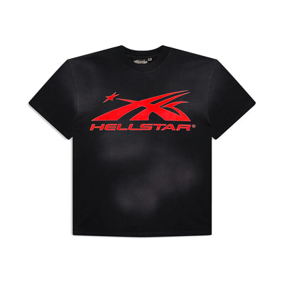 Hellstar Studios Classic Short Sleeve Tee Shirt Black Red