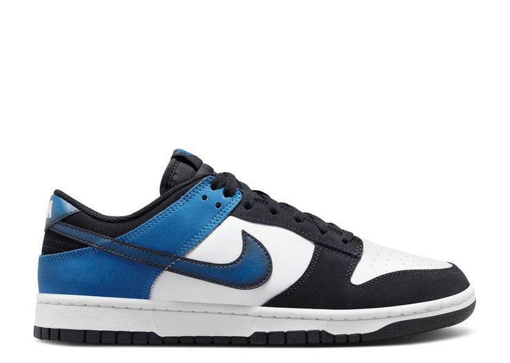 Mens Nike Dunk Low "Aibrush Swoosh Industrial Blue"