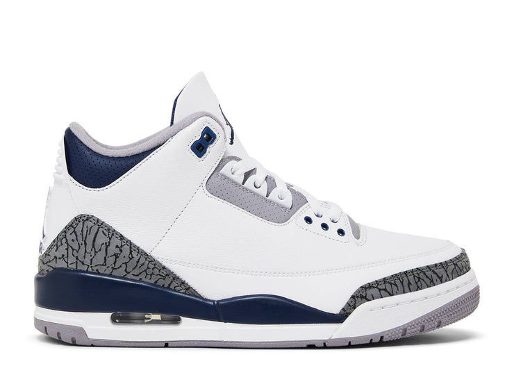 Mens Air Jordan 3 Retro "Midnight Navy"