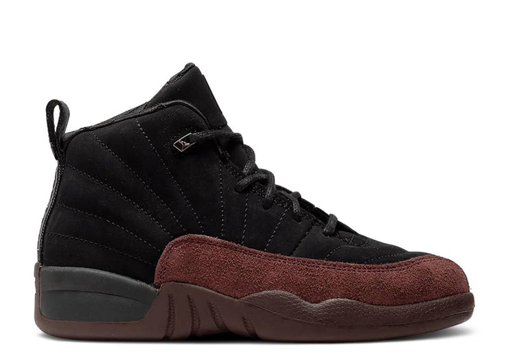 Pre-School Air Jordan 12 Retro SP "A Ma Maniere Black"