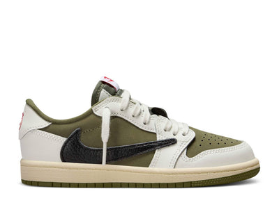 Pre-School Air Jordan 1 Retro Low OG SP “Travis Scott Medium Olive"