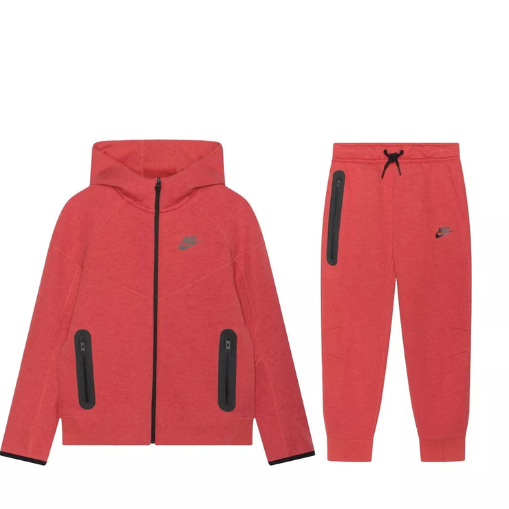 Mens Nike Tech Sweatsuit "Red"