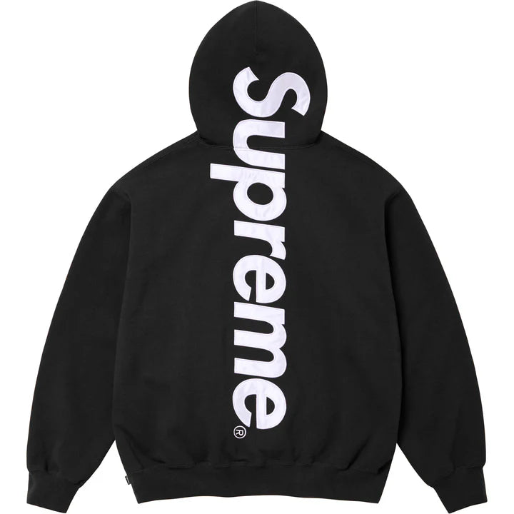 Supreme Satin Applique Sweatsuit "Black"