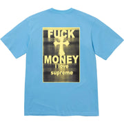 Supreme F*** Money Tee "Bright Blue"