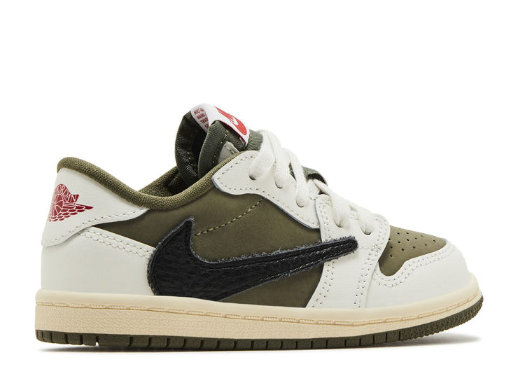 Toddler Air Jordan 1 Retro Low OG SP "Travis Scott Medium Olive"