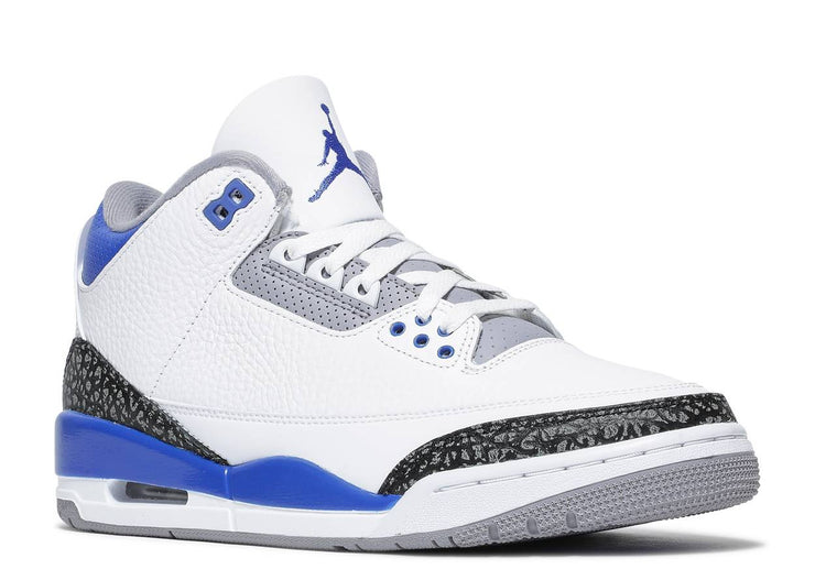 Mens Air Jordan 3 Retro "Racer Blue"