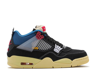 Mens Air Jordan 4 Retro x Union LA "Off Noir"