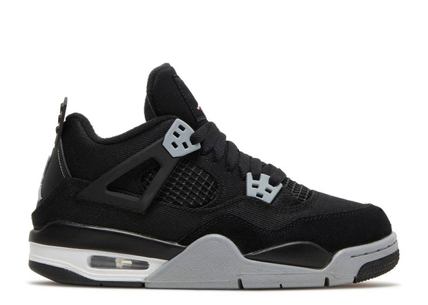 Kids Air Jordan 4 Retro SE "Black Canvas"