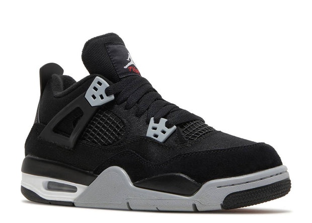 Kids Air Jordan 4 Retro SE "Black Canvas"