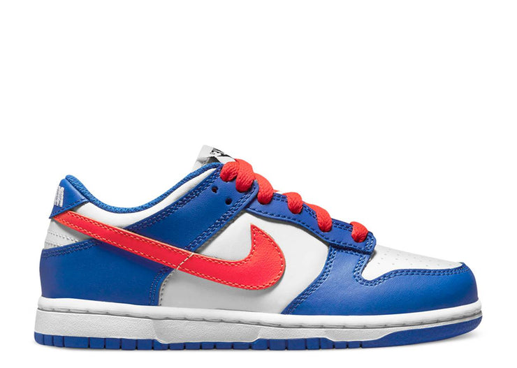 Pre-School Nike Dunk Low "Game Royal Crimson"