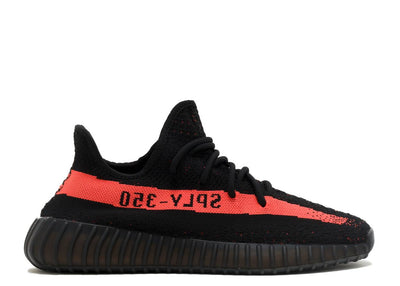 Mens Adidas Yeezy Boost 350 V2 "Red Stripe"