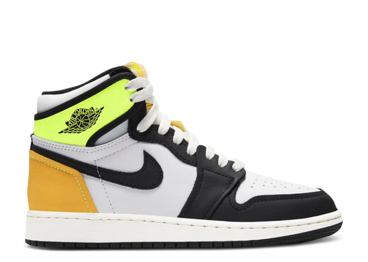 Kids Air Jordan 1 Retro High OG "Volt University Gold "